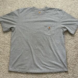 Carhartt Men's Heather Gray Short Sleeve Tee Original Fit size XL